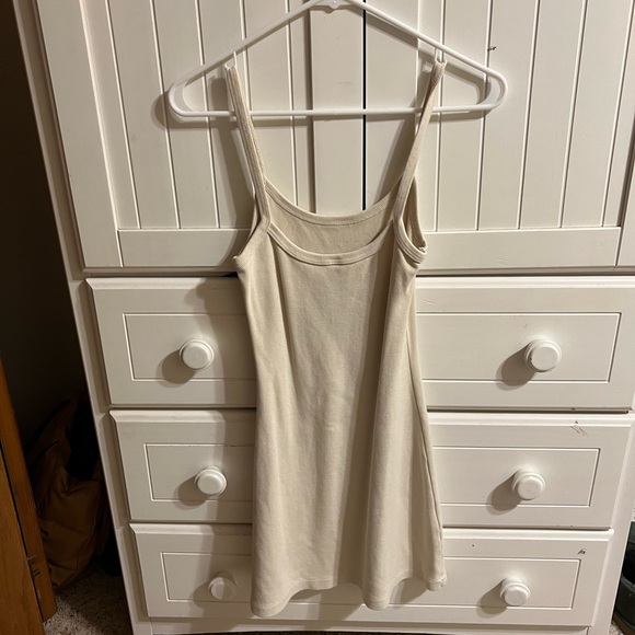 Heavy Rib Spaghetti Mini Dress - Picture 2 of 4